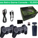 ibex Wireless Retro Game Console – 10,000+ Games, 9 Classic Emulators, 4K HDMI, Dual 2.4G Controllers (64GB)